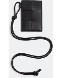 Bottega Veneta - Leather Card Case Strap - Lyst