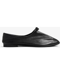 RAMLA - Squared-Tip Ballet Flats - Lyst