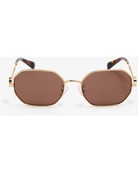 Tory Burch - Miller Metal Oval Sunglasses - Lyst