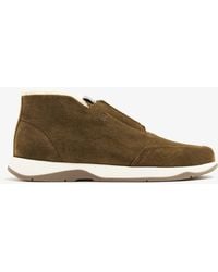 Berluti - Echappée Suede Slip-On Sneakers - Lyst