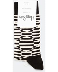 Happy Socks - Optic Dot Crew Socks - Lyst