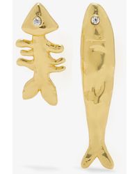 Eliou - Sardine And Fishbone Earrings - Lyst