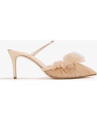 Andrea Wazen - Franca Glitz Mules - Lyst