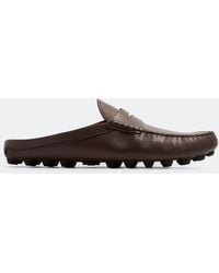 Tod's - Gommino Bubble Leather Mules - Lyst