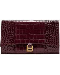 Balenciaga - Hourglass Flat Pouch - Lyst