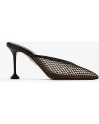 Aquazzura - Bisous 85 Mesh Mules - Lyst