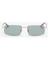 Montblanc - Rectangular Sunglasses - Lyst