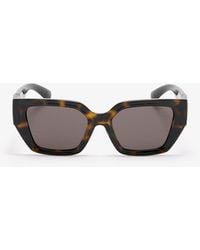 Burberry - Ekd Rectangular Sunglasses - Lyst
