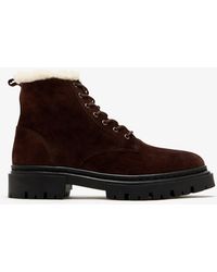 STAUD - Henry Combat Boots - Lyst