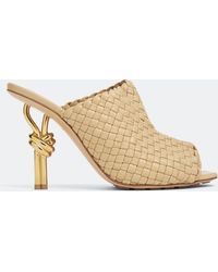 Bottega Veneta - Knot Intrecciato Mules - Lyst