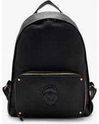 Versace - Lou Leather Backpack - Lyst