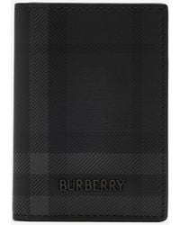 Burberry - City Check Folding Card Case - Lyst