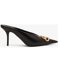 Balenciaga - Bb Square Knife Mules - Lyst