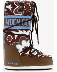 Moon Boot - Icon Flower Boots - Lyst