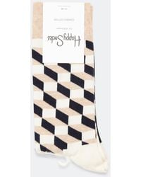 Happy Socks - Filled Optic Crew Socks - Lyst