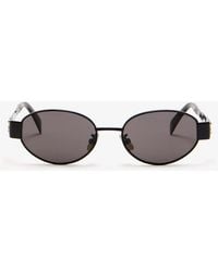 Celine - Triomphe Oval Sunglasses - Lyst