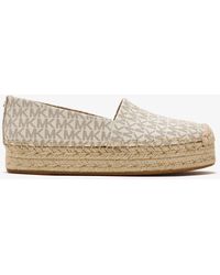 Michael Kors - Lynn Signature Platform Espadrilles - Lyst