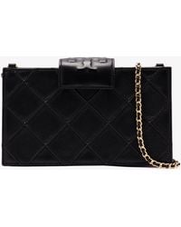 Tory Burch - Fleming Mini Chain Wallet - Lyst