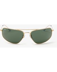 Ray-Ban - Wrap-Around Pilot Sunglasses - Lyst