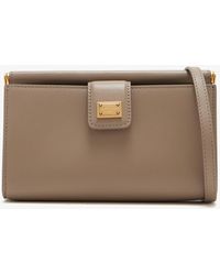 Dolce & Gabbana - Plongé Calfskin Phone Bag - Lyst