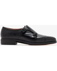 Santoni - Easy Double Buckle Shoes - Lyst