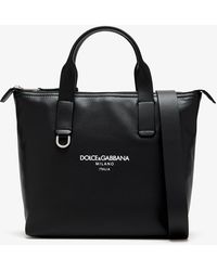 Dolce & Gabbana - Small Calfskin Shopper Bag - Lyst
