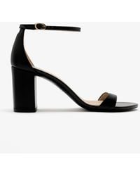 Stuart Weitzman - Nudist 75 Block Sandals - Lyst