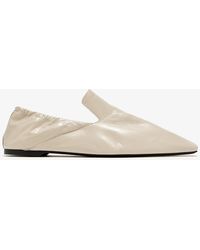 TOTEME - Elastic-Back Leather Loafers - Lyst
