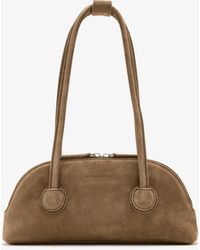 ☆MARGE SHERWOOD☆ BESSETTE SHOULDERbrown crinkle Marge Sherwood Genuine Leather Bessette Shoulder + Strap Bag