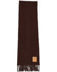 Ganni - Wool Knit Scarf - Lyst