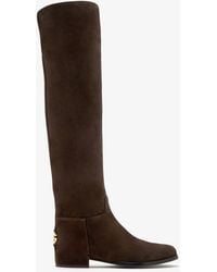 Dolce & Gabbana - Dg Logo Suede Boots - Lyst