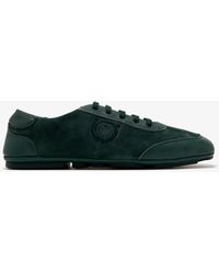 Ferragamo - Lace-Up Driver Sneakers - Lyst