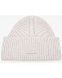 Acne Studios - Large Face Logo Beanie - Lyst