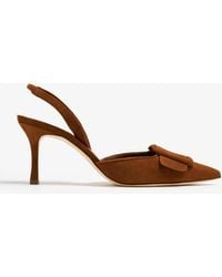 Manolo Blahnik - Maysli Slingback Pumps - Lyst