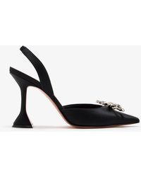 AMINA MUADDI - Rosie 95 Slingback Pumps - Lyst