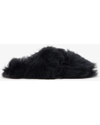 Dolce & Gabbana - Shearling Slides - Lyst
