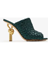 Bottega Veneta - Knot Intrecciato Mules - Lyst