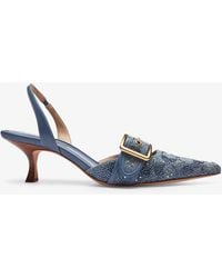 COACH - Margot Signature Slingback Pumps - Lyst