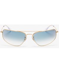 Ray-Ban - Wrap-Around Pilot Sunglasses - Lyst