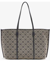 Tory Burch - Perry T Monogram Tote Bag - Lyst