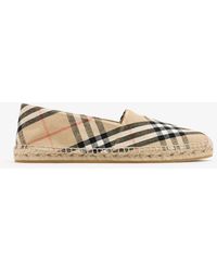 Burberry - Check Mews Espadrilles​ - Lyst