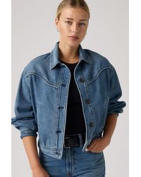 Levi's - Dani Western Lightweight Harrington Jacket - Lyst