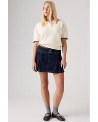 Levi's - Minirok Met Omgekeerde Plooi - Lyst