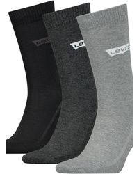 Levi's - Regular Cut Batwing Logo Recycled Cotton Socks 3 Pack - Lyst