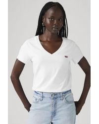 Levi's - La T Shirt Perfect Con Scollo A V - Lyst