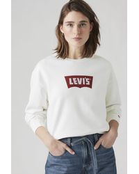 Levi's - Graphic Iconic Heritage Sweatshirt Met Ronde Hals - Lyst