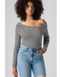 Levi's - Clara Off Shoulder Long Sleeve Top - Lyst