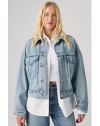 Levi's - Loose Crop Trucker Jacket - Lyst