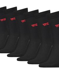 Levi's - Regular Cut Batwing Logo Socks 6 Pack - Lyst