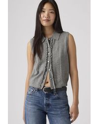 Levi's - Supersoft Mini Ruffle Vest Top - Lyst